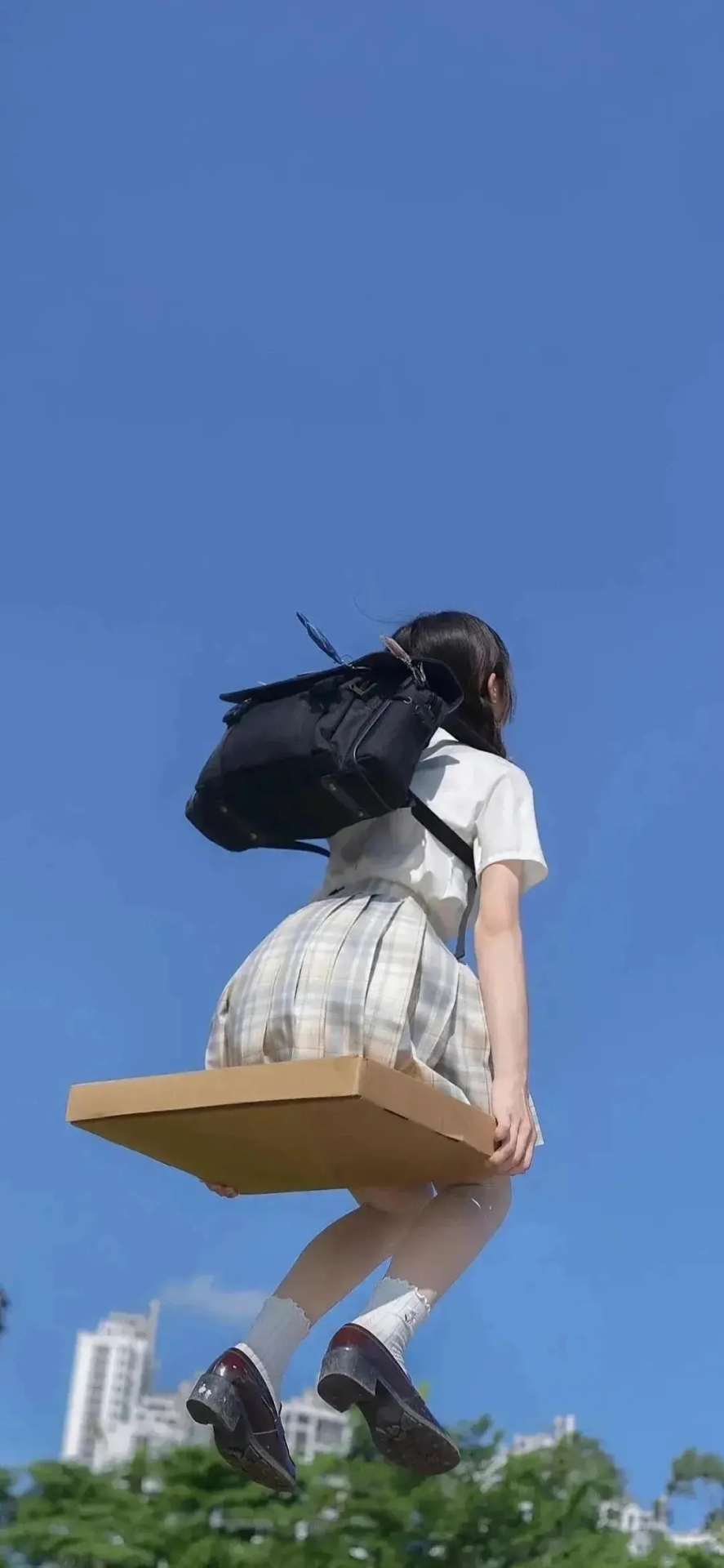 微信聊天背景圖高清小姐姐