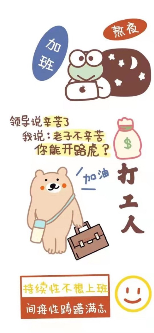 打工人  打工魂微信屏保壁紙