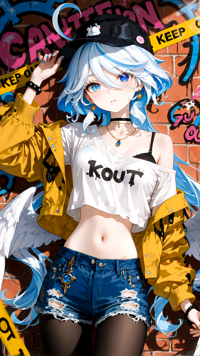 原神芙宁娜-涂鸦少女