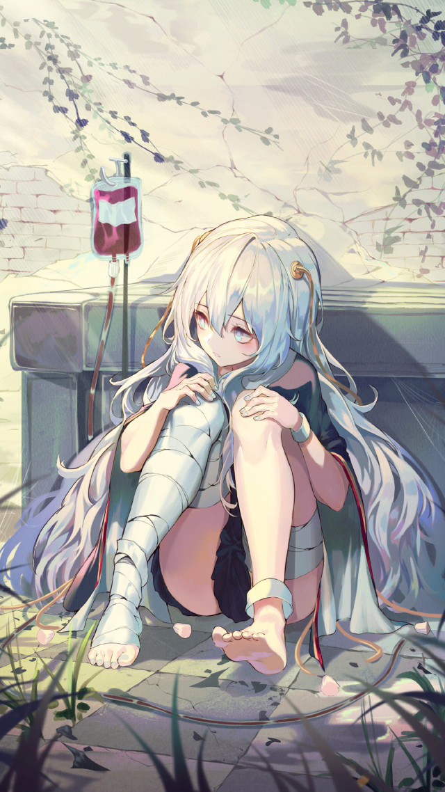 微信全局背景可愛少女