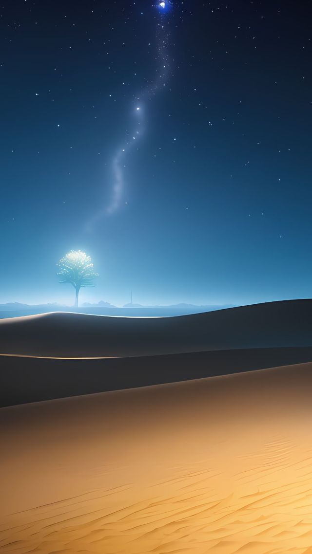 遠處荒漠