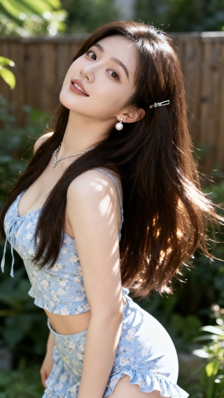 性感清纯美女五