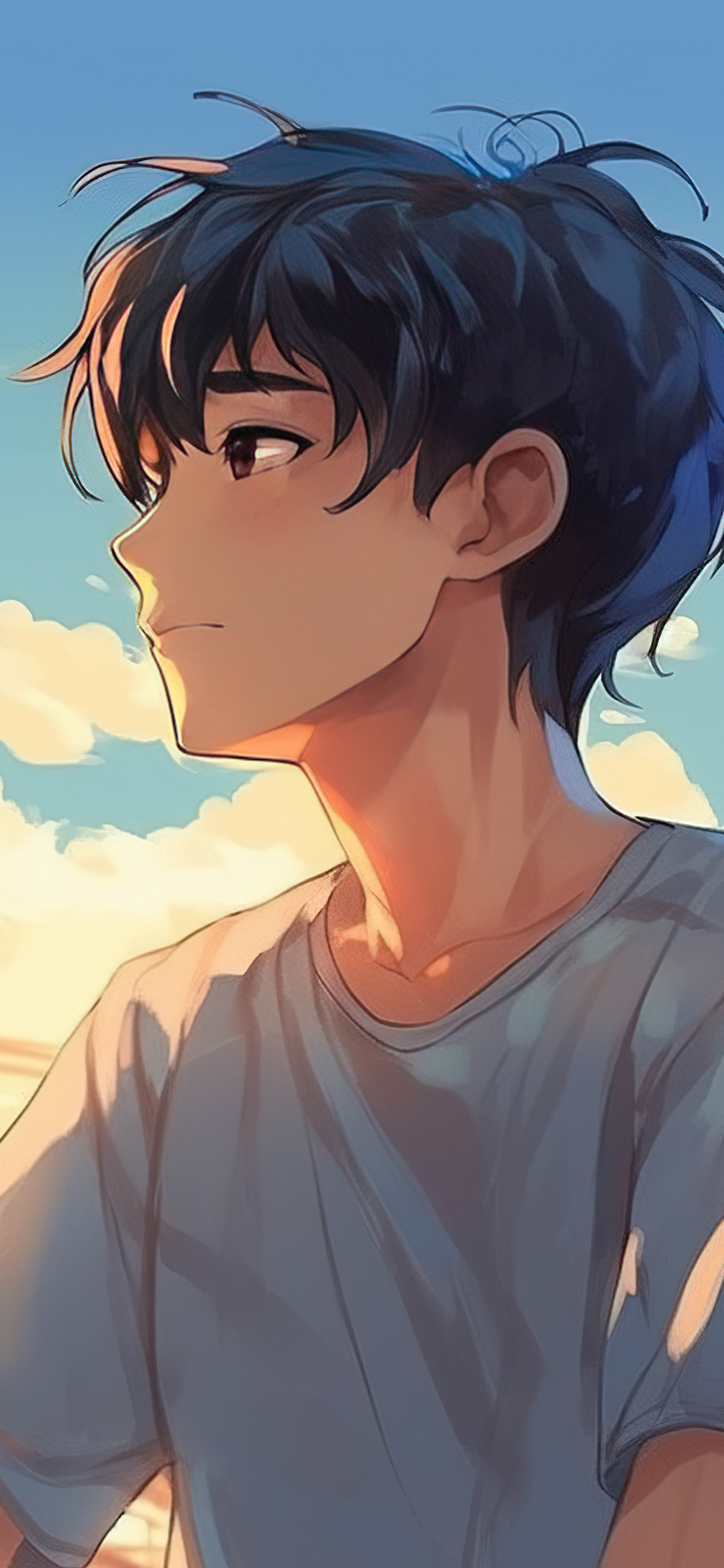 帅气少年