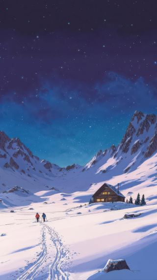 雪夜归人