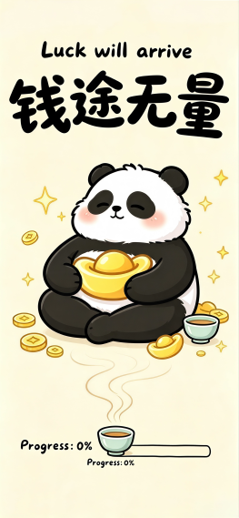 钱途无量手机壁纸