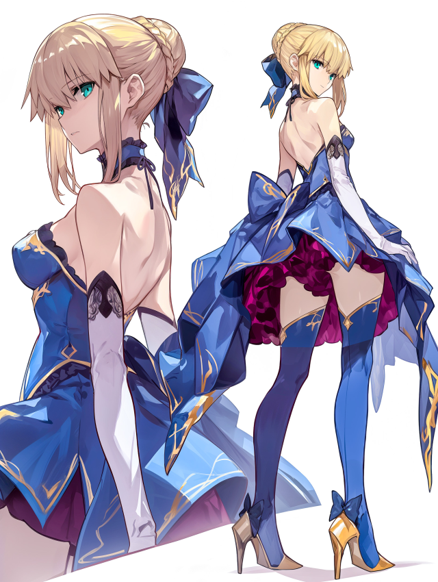 4K 手绘 Saber