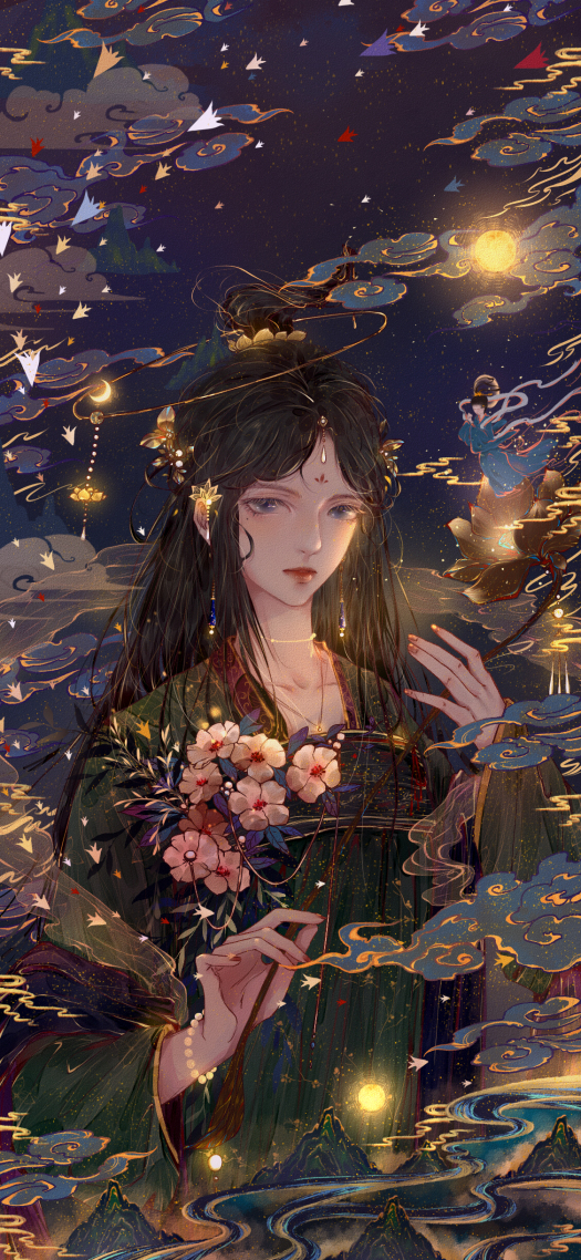 聊天背景圖涼夜