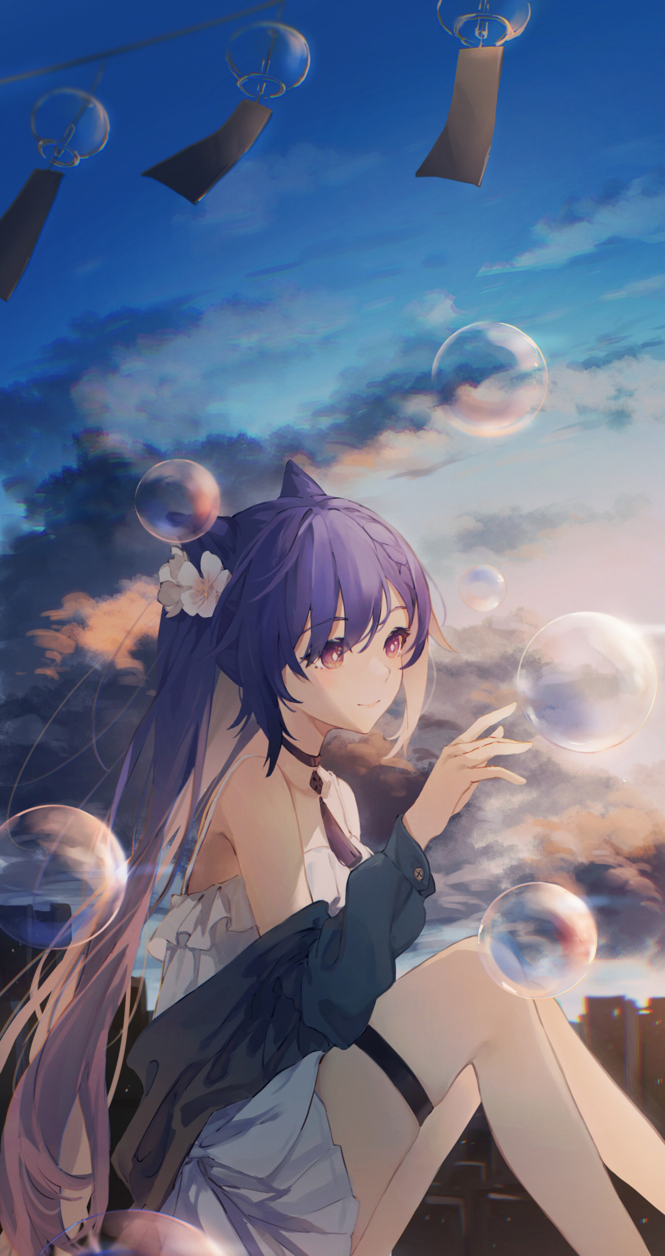 屏保圖片美少女刻晴