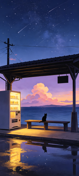 猫与海