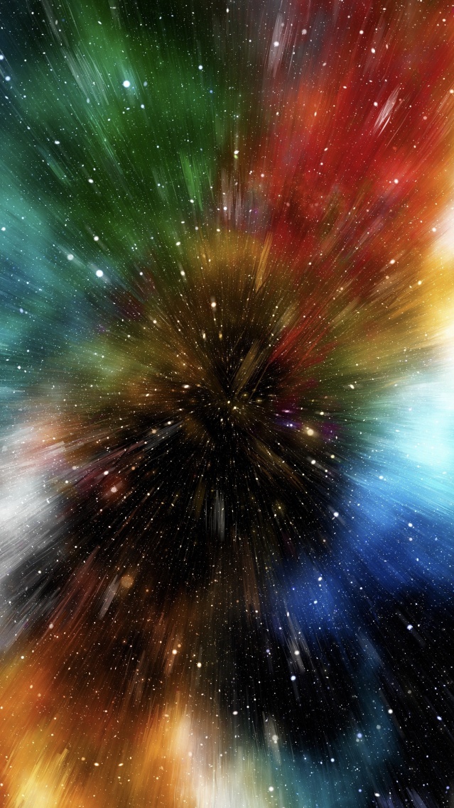 好看的微信壁紙星空那片海，星雲
