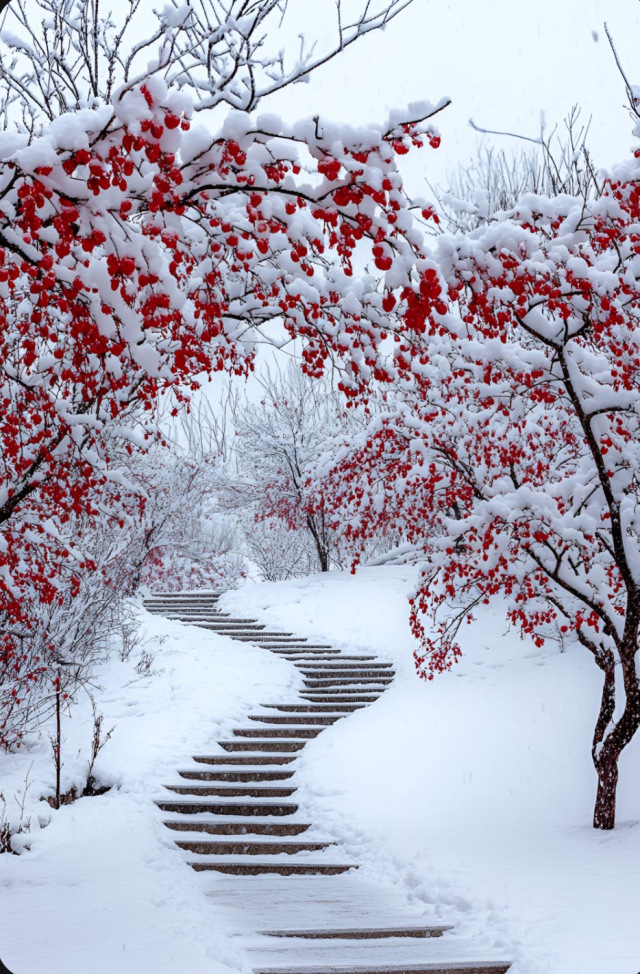 雪景小路
