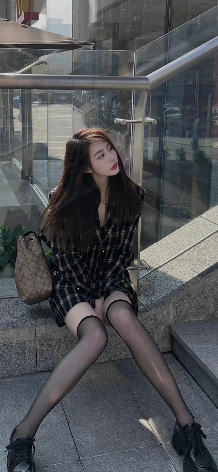 微信聊天圖美女時尚街拍