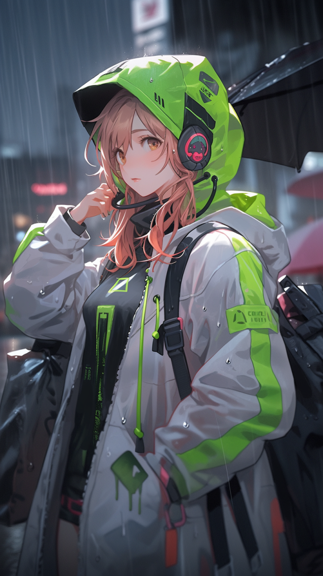雨天女孩