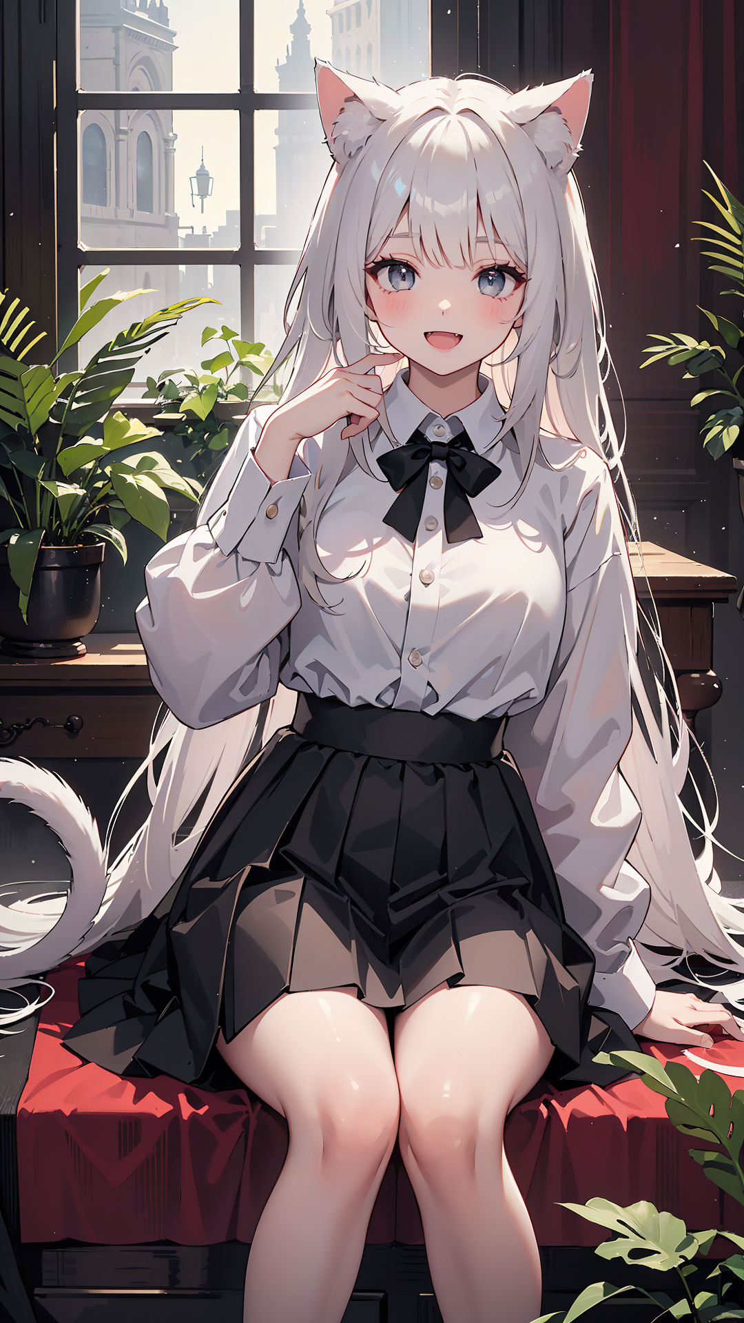 可愛貓耳少女