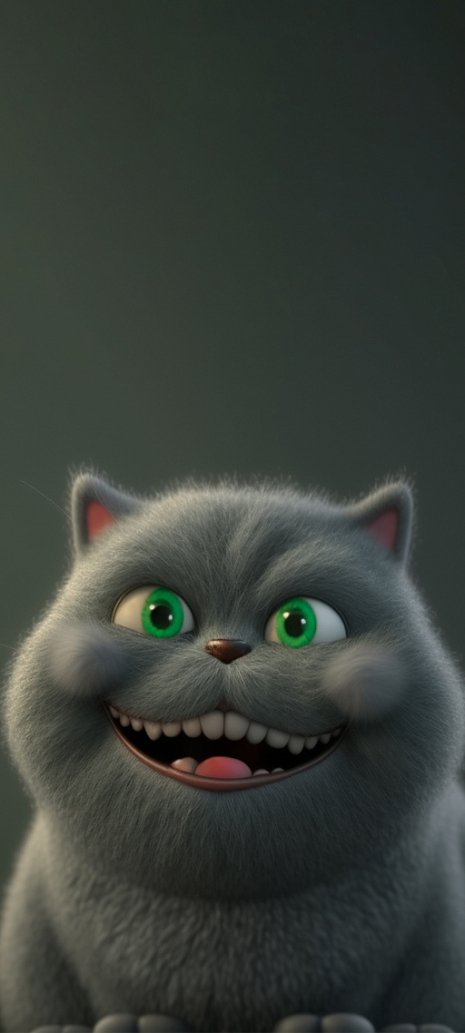 大脸猫 学猫叫 4K