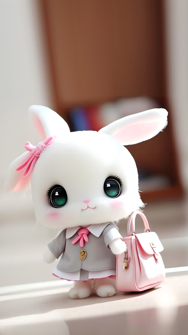 治愈可愛校園兔