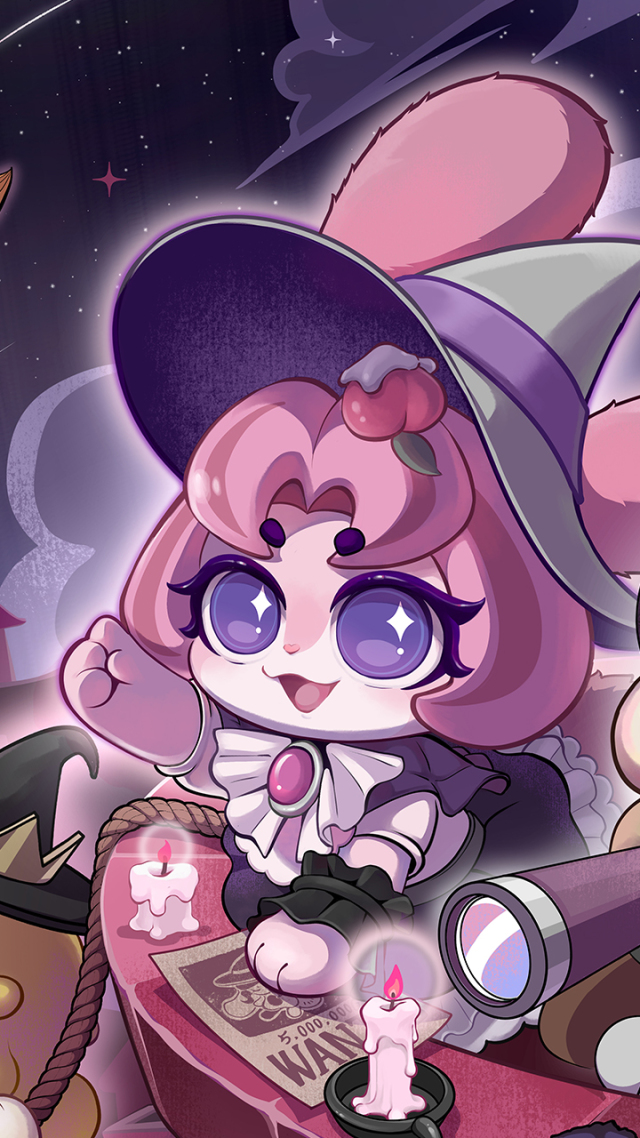 卡布兔魔女风壁纸魔法神秘梦幻