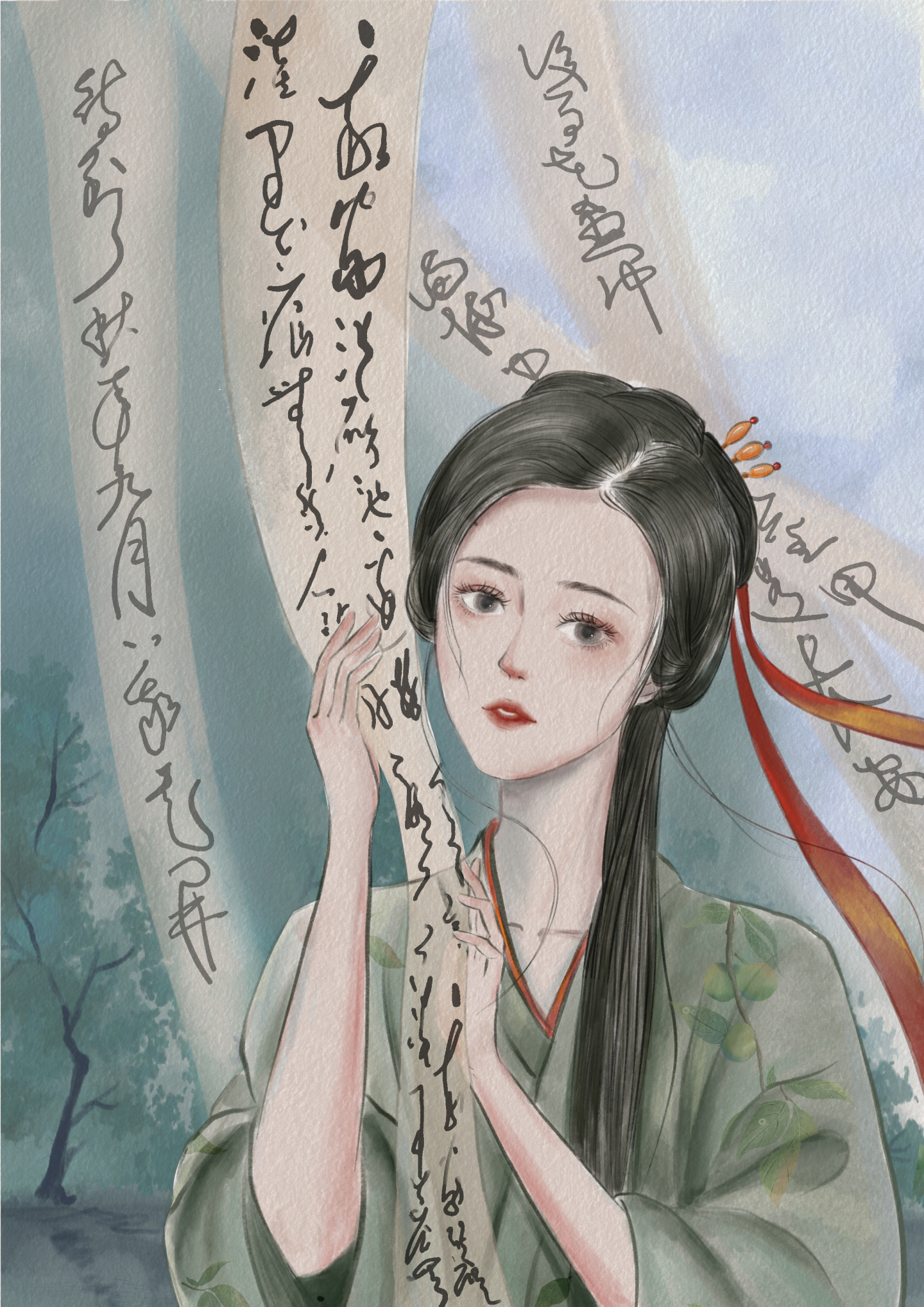 古風清冷美女