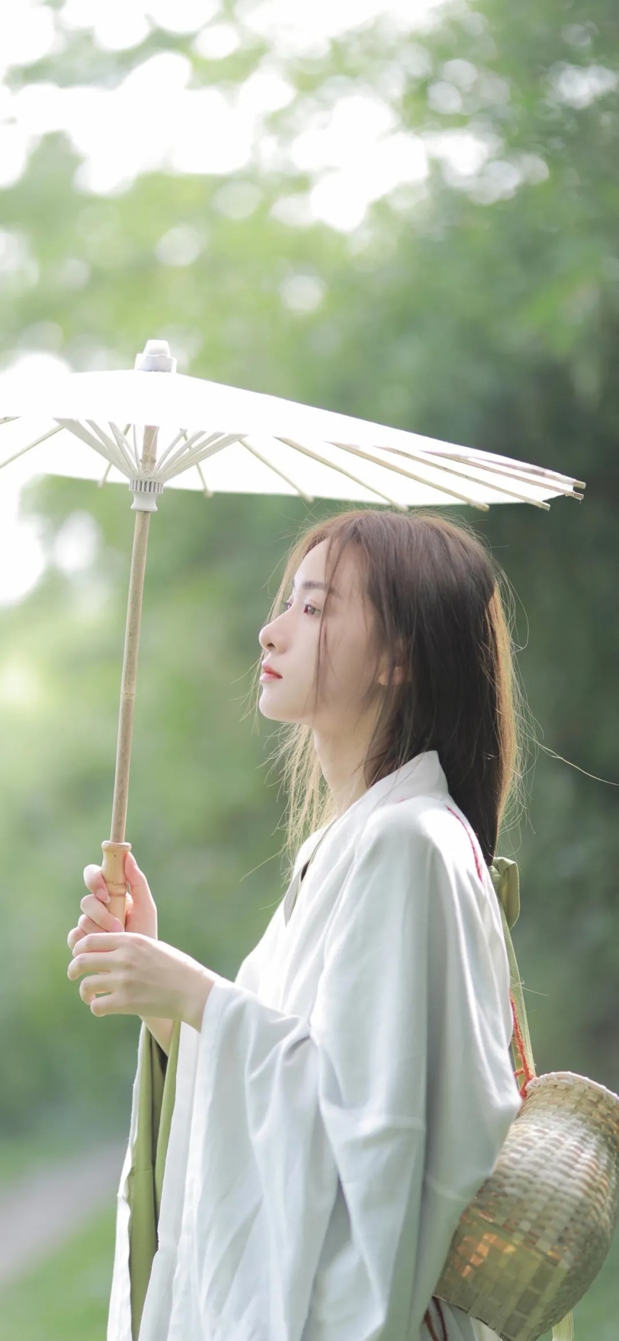 微信聊天背景牆壁紙少女025