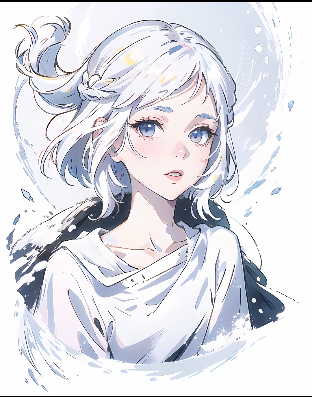 雪白少女