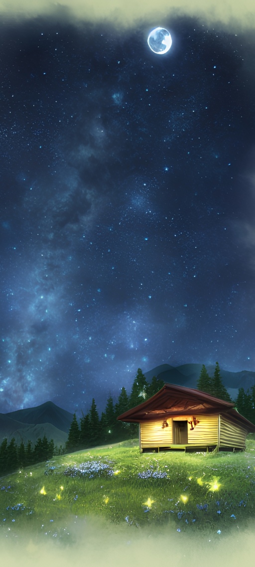 星空下的家