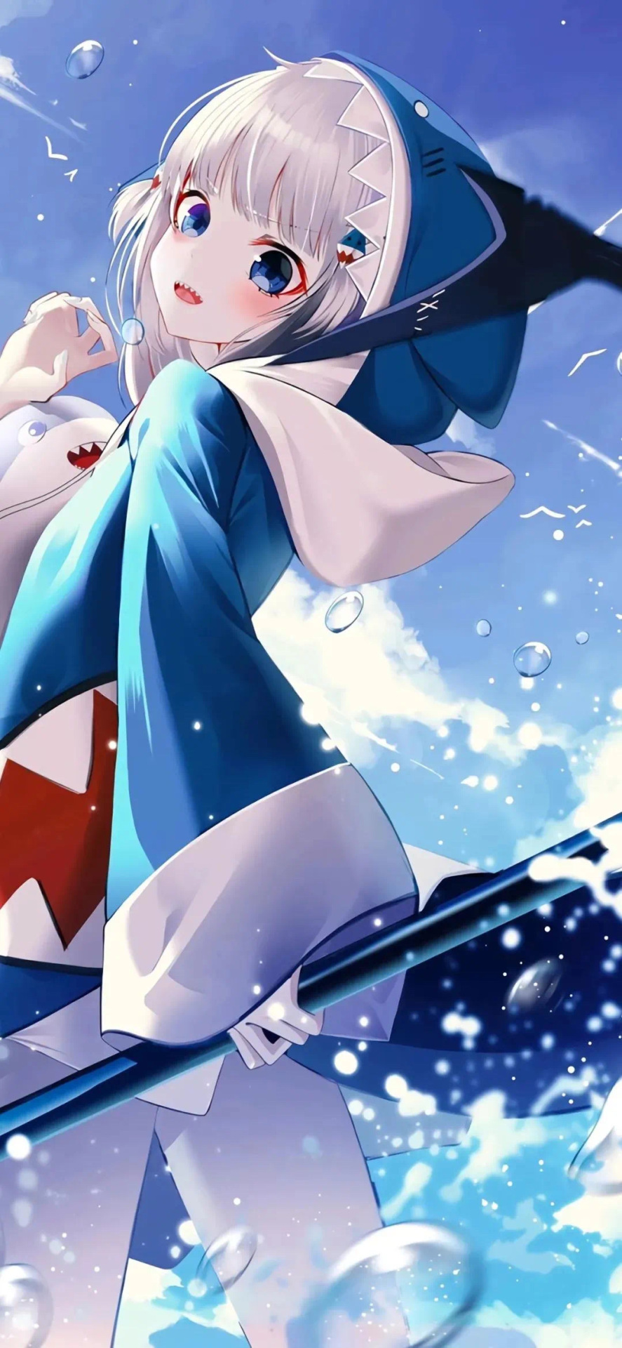 微信聊天背景超清動漫女孩