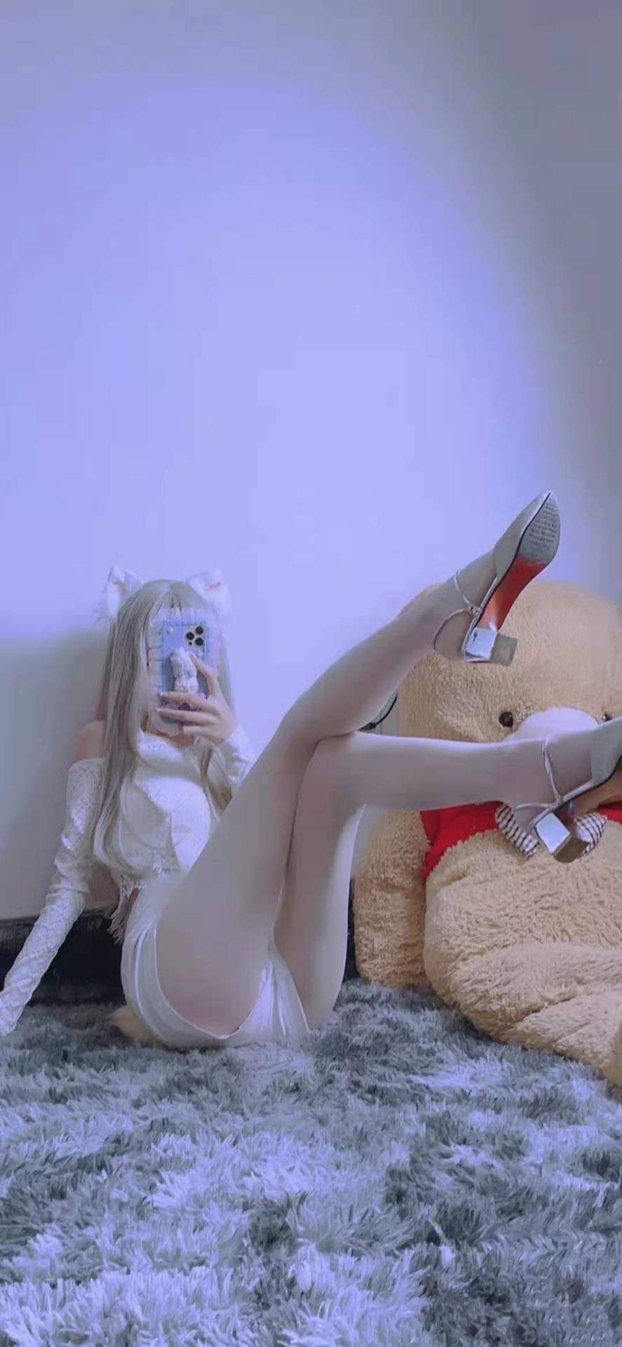 微信封面背景图美女小姐姐