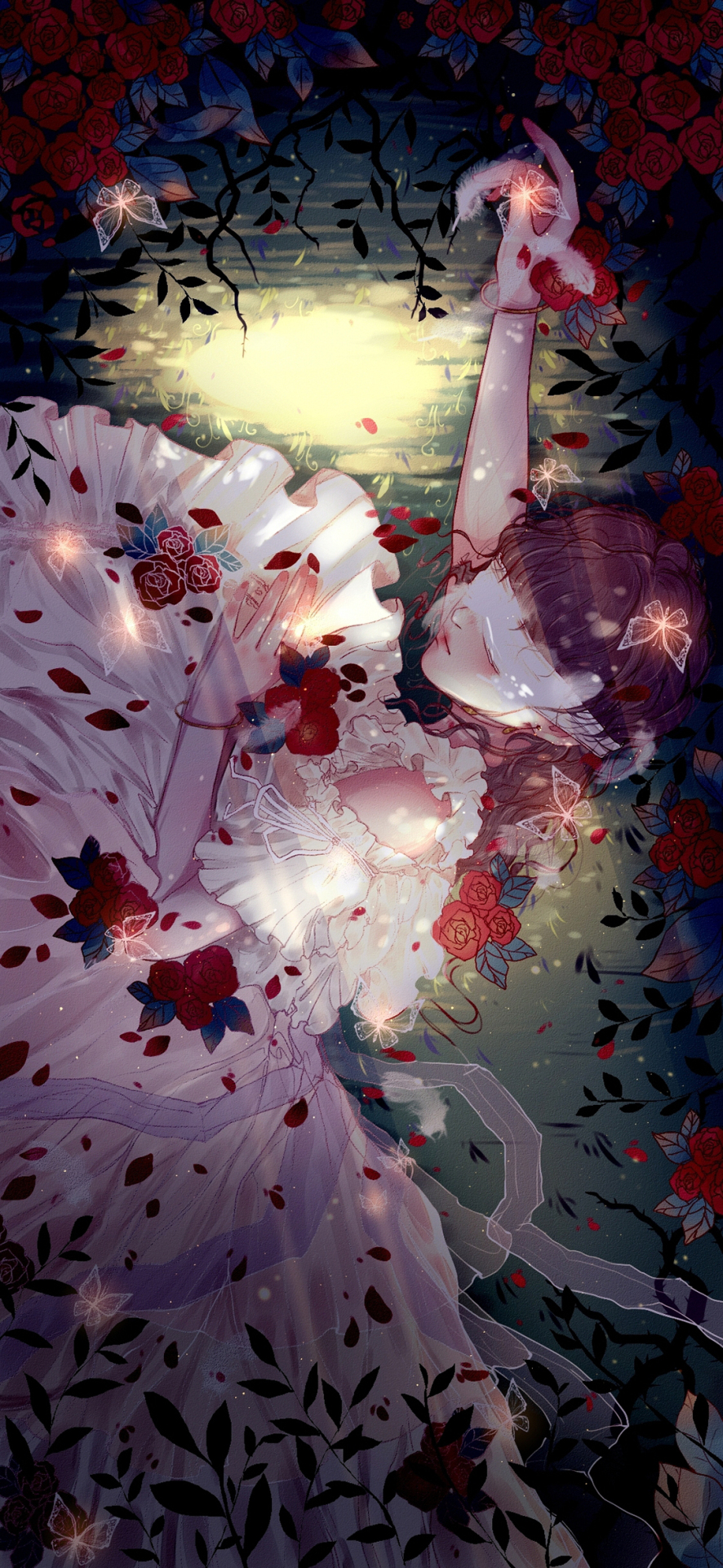 薔薇夢qq聊天背景圖