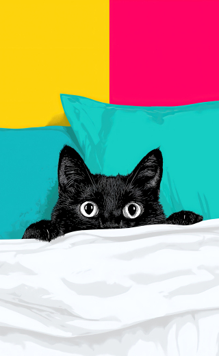 简约猫咪壁纸