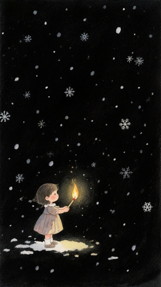 点火柴的小女孩