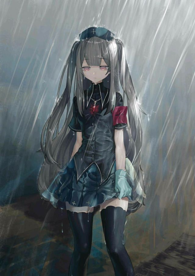 雨中女孩
